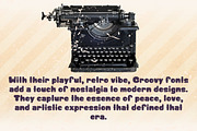 GROOVY STATION - Handwritten, a Handwritten Font by Charmingbear59.design (Thumbnail 3 of 5)