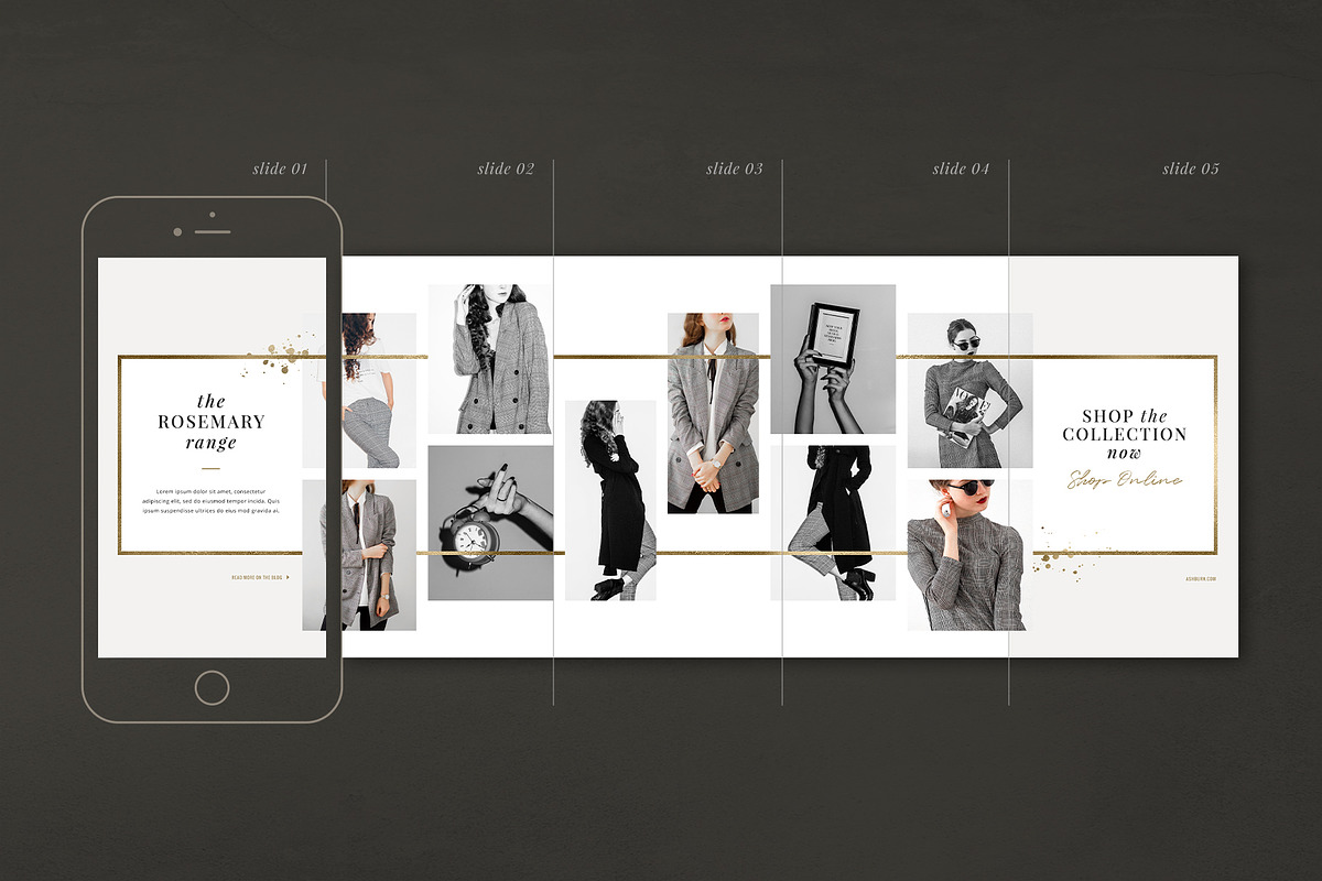 GOLDEN Instagram Carousel, a Social Media Template by Marigold Studios (Photo 7 of 9)
