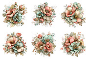 Whimsical spring tulip flowers clipa, an Illustration by SinaCreation (Thumbnail 1 of 11)