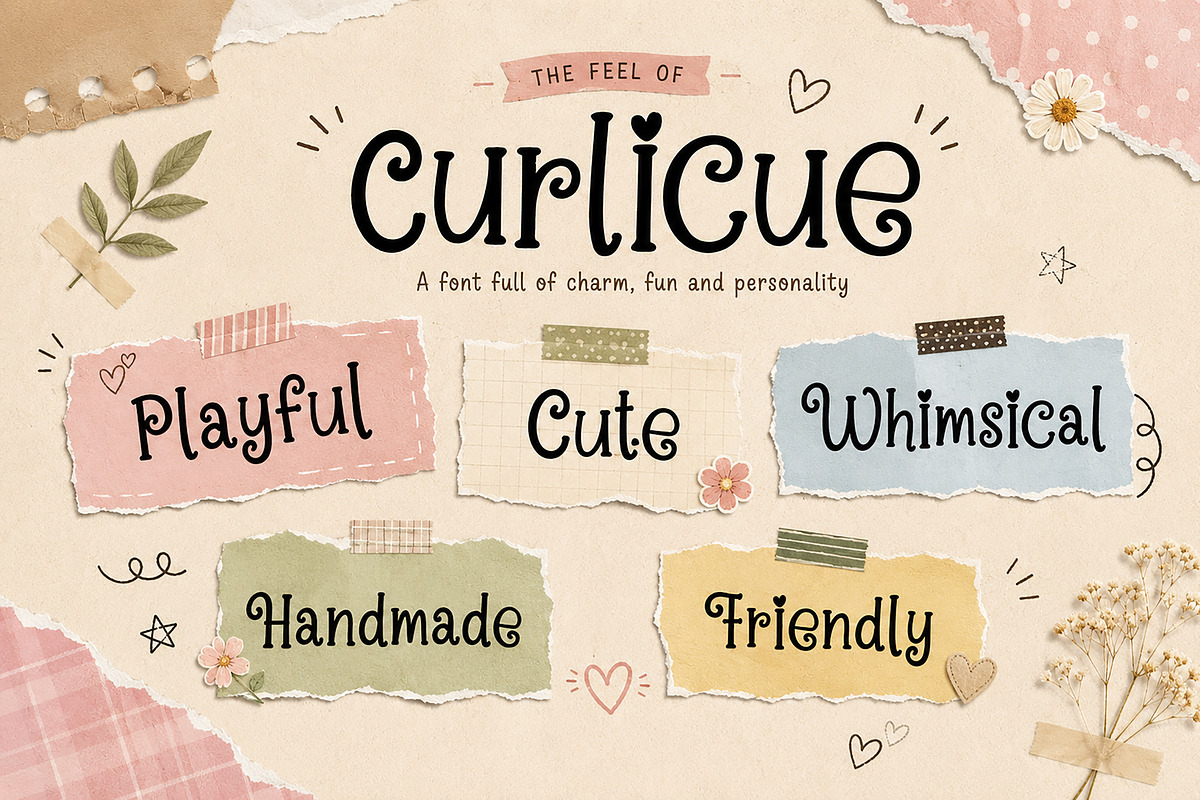 Curlicue, a Handwritten Font by Wow Magic (Photo 2 of 5)