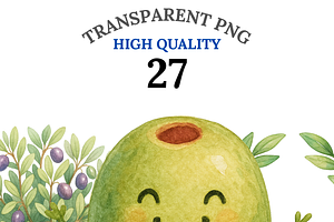 27 Olive Garden Clipart, a Food Illustration by Pati Charm Studio