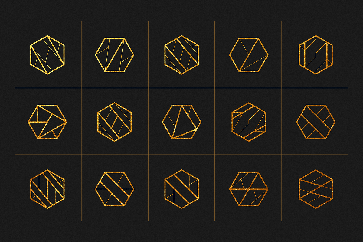 25 Linear Geometric Shapes. Part I, a Shape Add-On by le-genda (Photo 4 of 4)