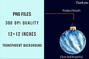 Christmas Ornament Balls Clipart, an Illustration by SinaCreation (Thumbnail 4 of 5)