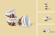 Ice Cream Cup Mockup, a Cups & Container Mockup by xavier_studio (Thumbnail 1 of 5)
