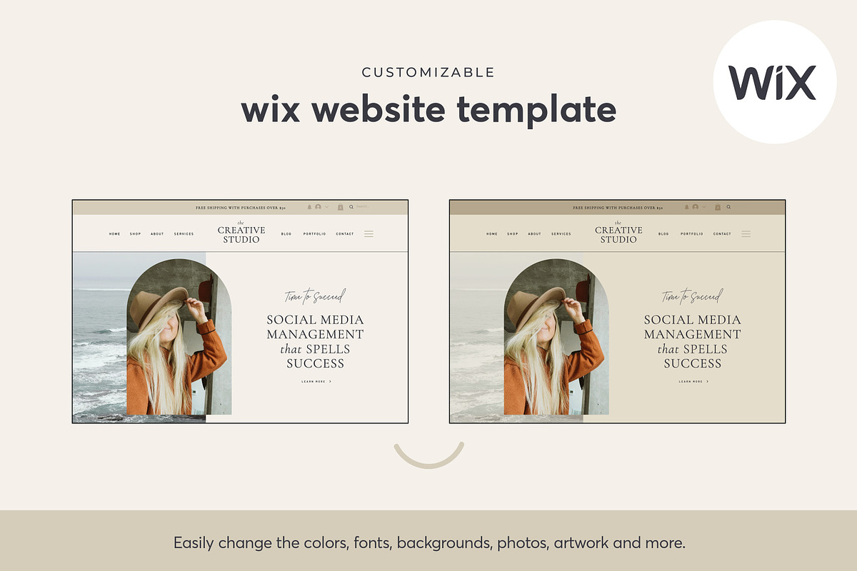 Coaching Wix Website Template, a Wix Template by Studio Luxe Creative (Photo 8 of 12)