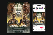 Boxing Poster Template, a Flyer Template by Bornx Design (Thumbnail 2 of 6)