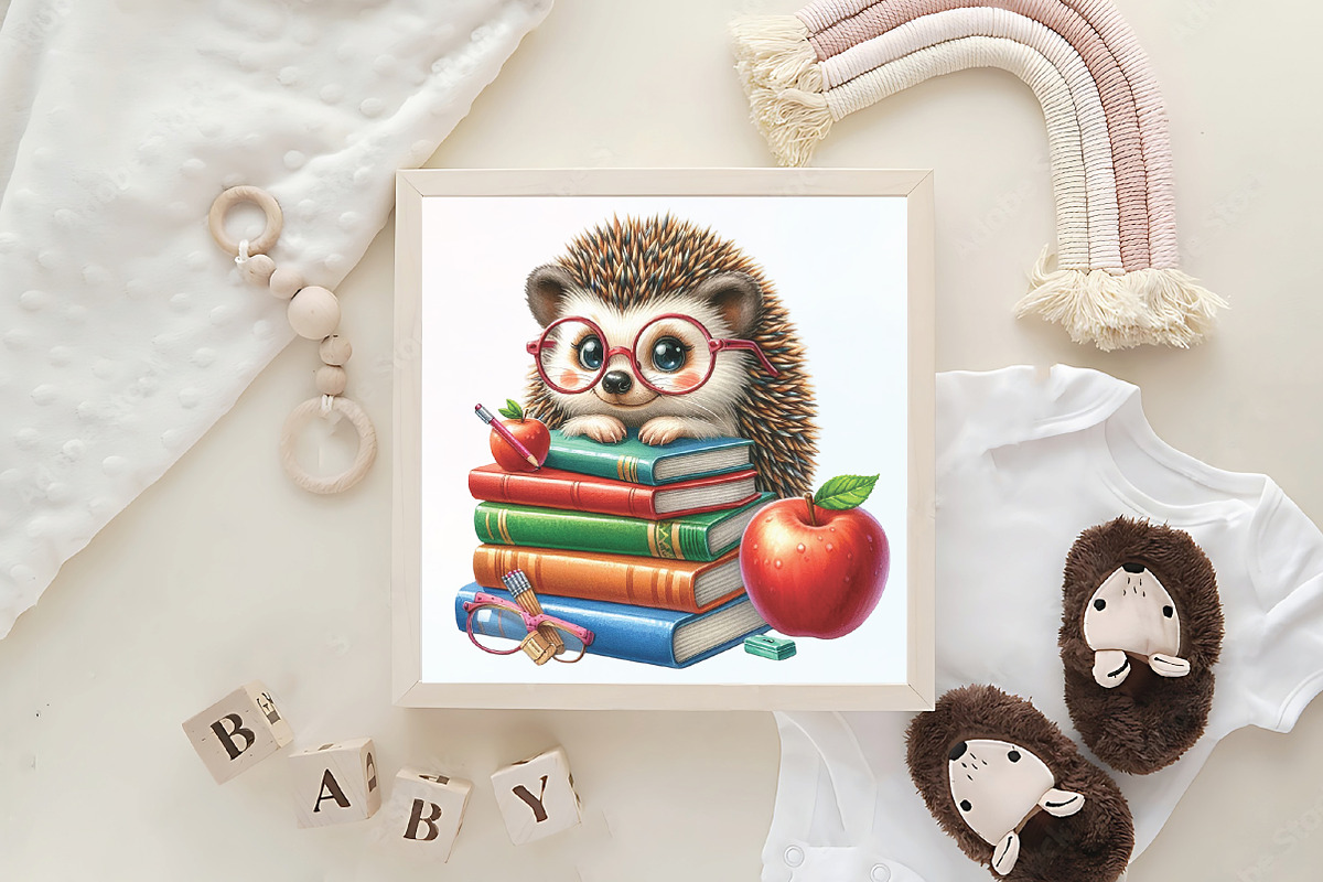 Back to School Animal Clipart, an Illustration by CraftArtStudio (Photo 6 of 6)