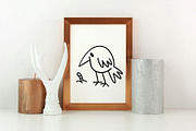 Cute Doodle Bird Illustrations Set, an Animal Illustration by DeShoff Art (Thumbnail 2 of 5)