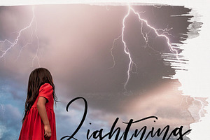 45 Lightning Photo Overlays