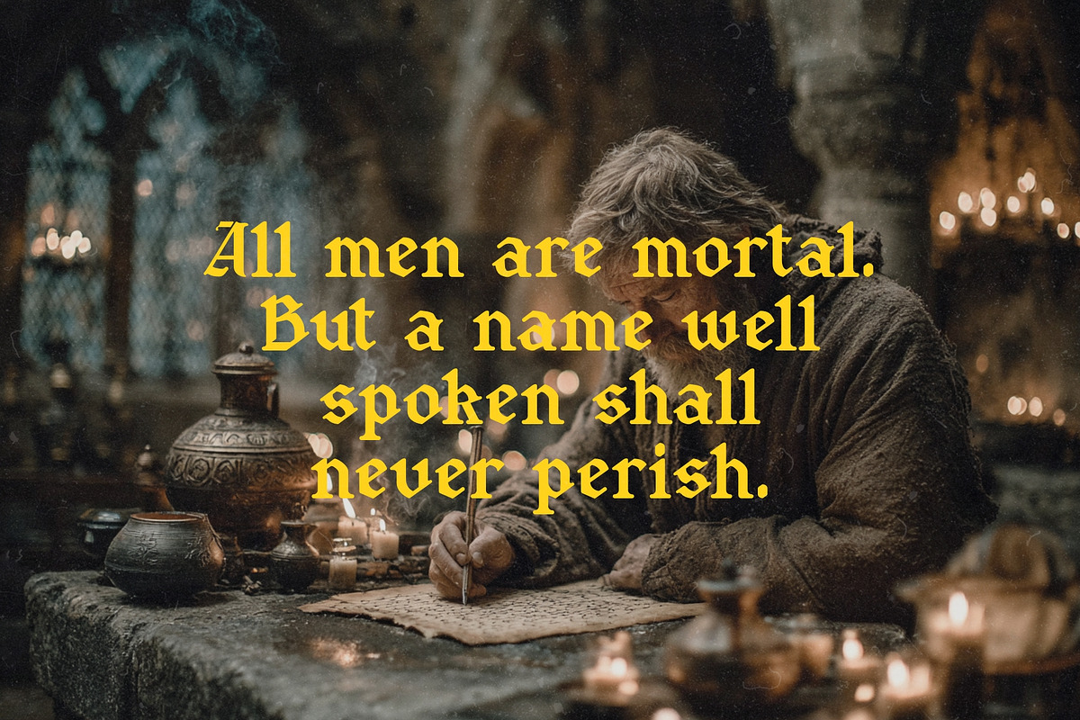 Black Vesper - Blackletter Typeface, a Blackletter Font by HipFonts (Photo 8 of 11)