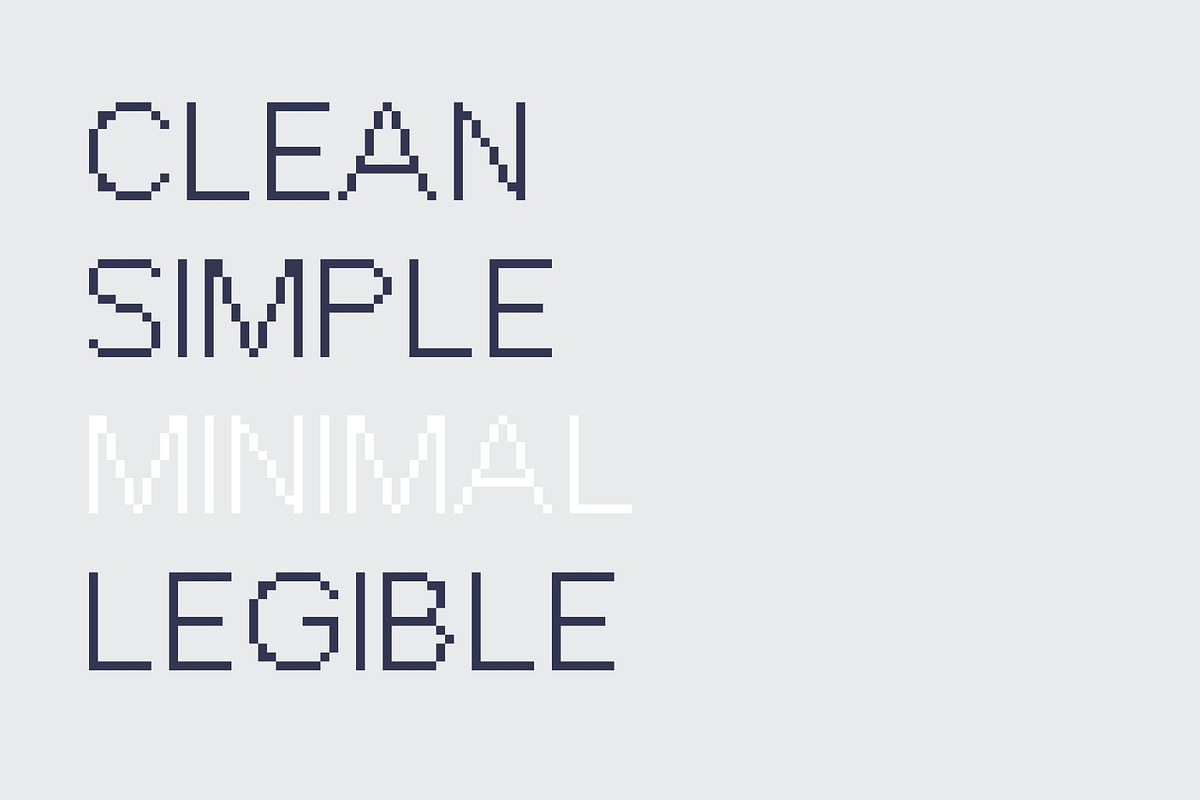 Chonky Pixel - 8Bit Pixel Typeface, a Sans Serif Font by HipFonts (Photo 2 of 7)
