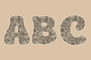 Lace Canva Frames Letters Template, a Decorative Illustration by GraphiCarola (Thumbnail 4 of 6)