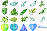 200 Tropical Watercolor Clipart, a Food Illustration by LilyBoo Clipart (Thumbnail 7 of 8)