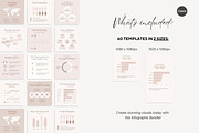 Infographic instagram templates, a Social Media Template by LiliesandBerries (Thumbnail 3 of 17)