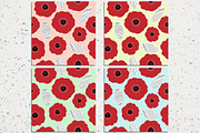 Poppy flower digital paper, a Pattern Graphic by Norse Studio (Thumbnail 2 of 3)