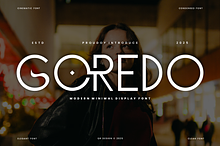 Goredo - Minimal & Clean Font