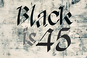Black is 45 - font, a Script Font by David is Creative (Thumbnail 1 of 3)