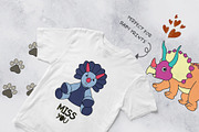 Kids Patterns & Alphabets - Dino, a Pattern Graphic by Pixavics (Thumbnail 4 of 7)