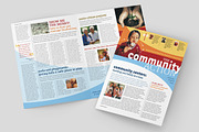 Community Nonprofit Newsletter, a Magazine Template by StockLayouts (Thumbnail 1 of 4)