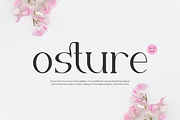 Osture - Luxury Font, a Serif Font by QR Design Studio (Thumbnail 1 of 8)