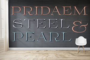 Color font PridaEm