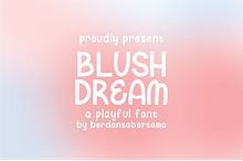 Blushdream Playful Font