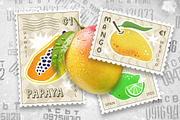 Mango & Co. Juicy Fruits Stckers, a Graphic by svetlana.belaia (Thumbnail 4 of 9)