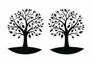 Elegant Tree Silhouette Bundle, an Illustration by Designs_River (Thumbnail 8 of 9)