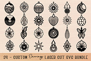 Custom Earrings Laser Cut SVG Bundle, an Object Graphic by jannatulpakhi (Thumbnail 1 of 6)