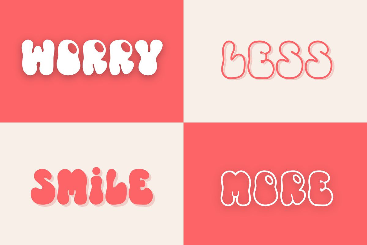 Retro Summer | Groovy Font, a Handwritten Font by AnningArts (Photo 2 of 8)