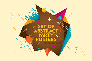 Party posters.