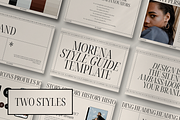 Morena Brand Style Guide, a Presentation Template by Peaches Design (Thumbnail 1 of 7)
