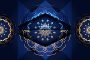 Mandala Circular Pattern Vector Pack, a Background Graphic by NJ Himel (Thumbnail 53 of 95)
