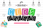 Kids Puzzle - Kids Font, a Font by KiddoGlyphs Studio (Thumbnail 1 of 5)