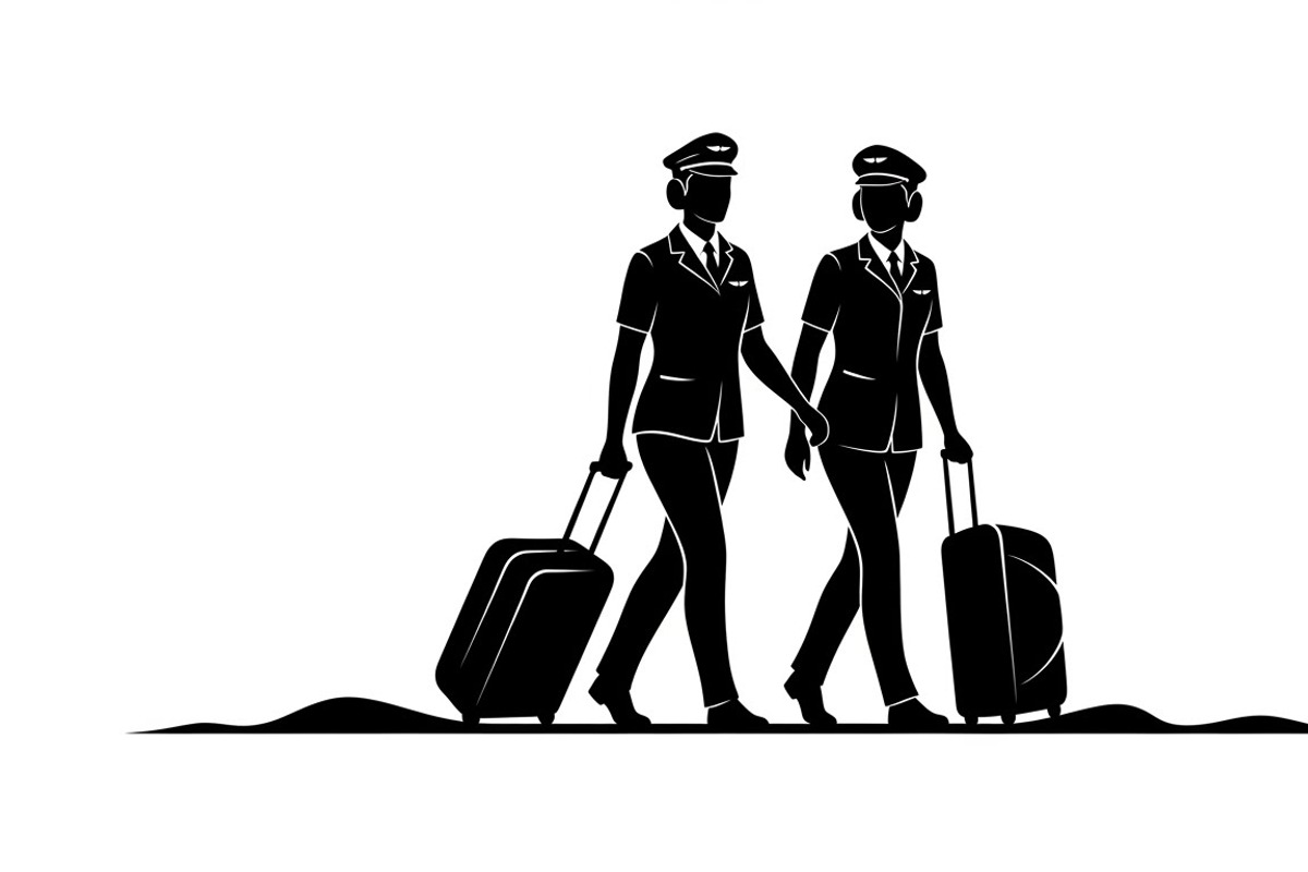 collection of pilot silhouettes, an Illustration by Amazin_art (Photo 27 of 29)