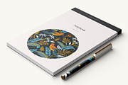 Notepad & Pen Mockup Kit, a Books & Magazine Mockup by Catkie - Digital Art (Thumbnail 5 of 7)
