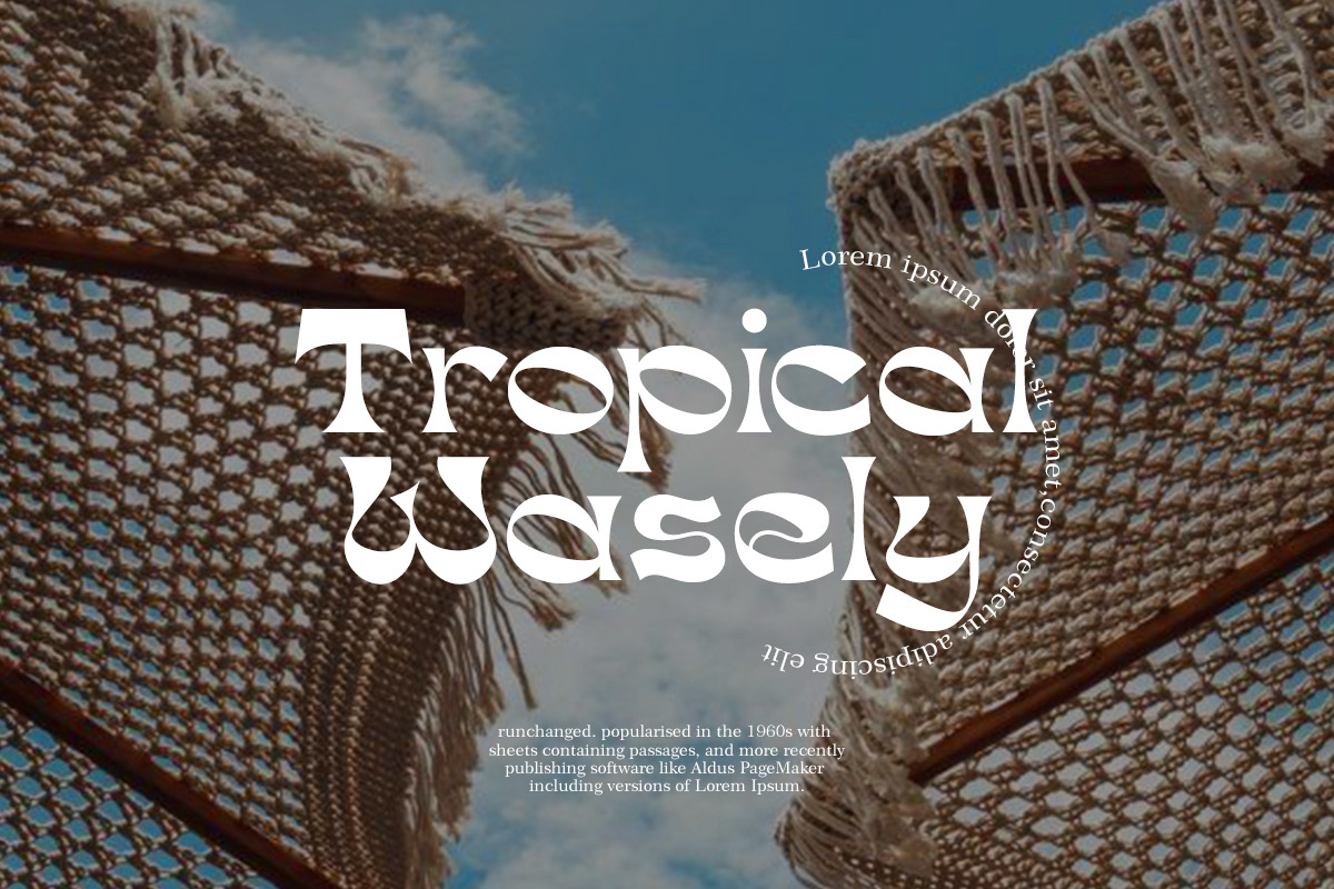 Wasely Modern Classic Font, a Serif Font by Muntab_Art (Photo 3 of 11)