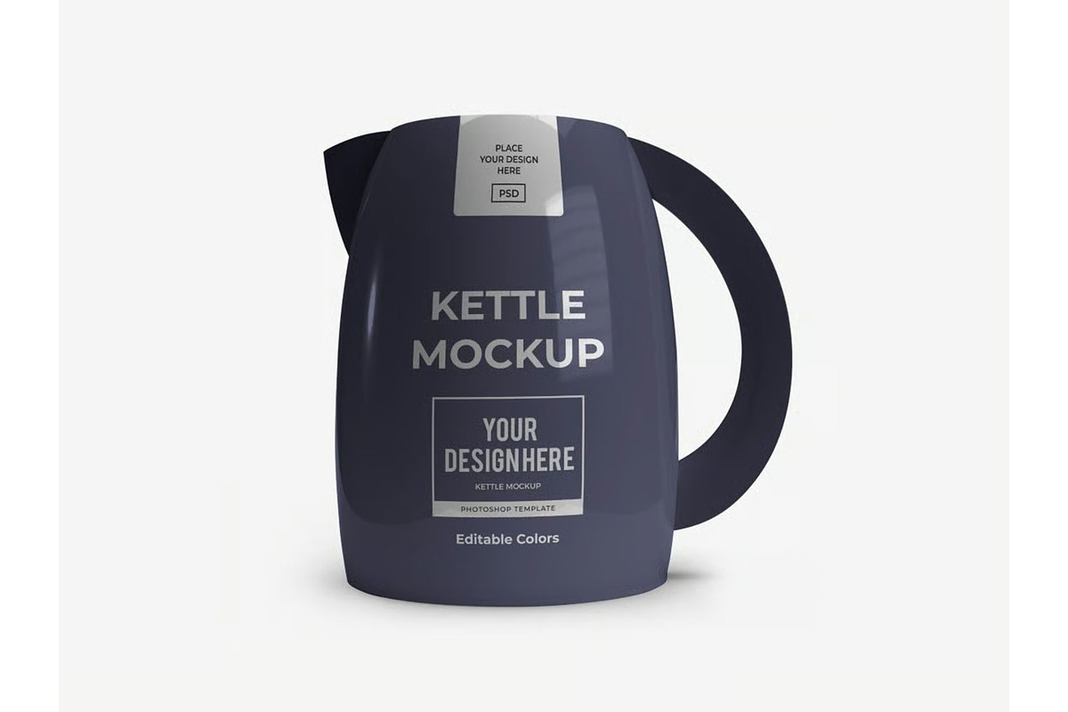 Modern Kettle Mockup Template Set, a Household Mockup by DesignRushMarket (Photo 8 of 11)