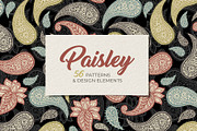 Paisley Patterns Collection, a Pattern Graphic by ilonitta (Thumbnail 1 of 12)