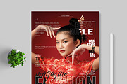 Fashion Magazine Cover Template, a Magazine Template by MightyDesign (Thumbnail 2 of 8)