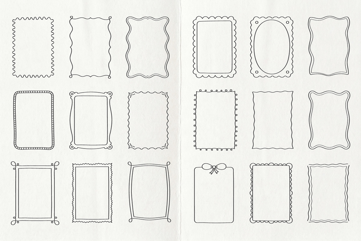 Hand Drawn Decorative Frames, a Decorative Illustration by PixMarket (Photo 2 of 7)