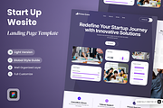 Start Up Website Landing Page, a Landing Page Template by SLAB! Design (Thumbnail 2 of 5)