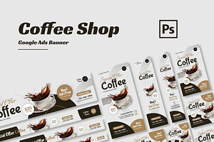 Coffee Shop Google Ads Banner