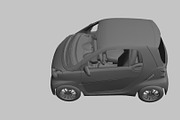 Smart ForTwo 2010, a Cars & Vehicle 3D Model by valtriiu (Thumbnail 11 of 12)