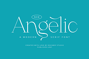 Angelic - Modern Stylish, a Serif Font by RockboyStd (Thumbnail 1 of 12)