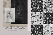 Mushrooms. collection, a Decorative Illustration by Merfin (Thumbnail 1 of 6)