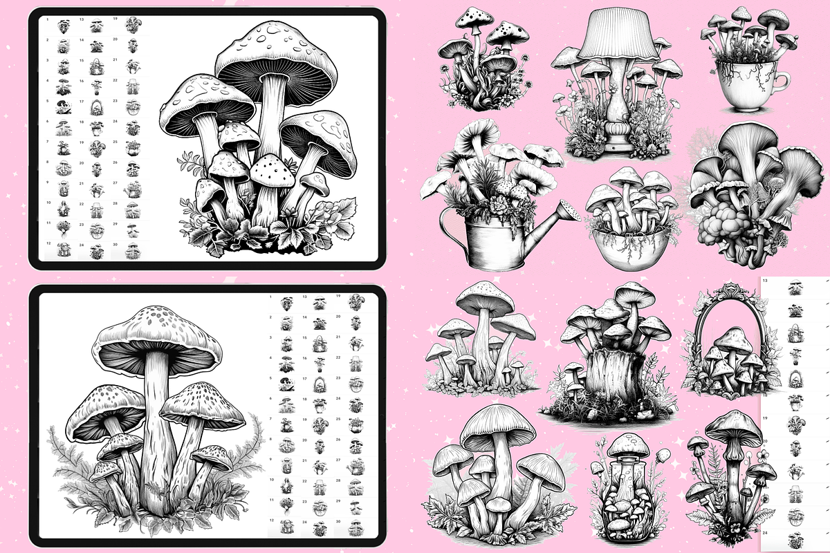 2235 BUNDLE Procreate Stamp Brushes, a Brush Add-On by Revabrush (Photo 16 of 17)