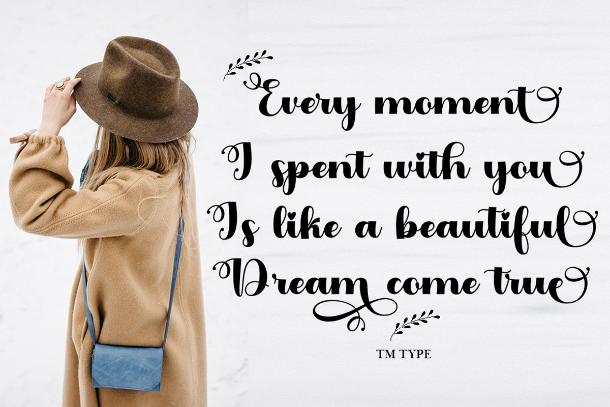 Baile Guneta, a Script Font by TM Type (Photo 5 of 10)