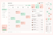 Beauty Clinic Management Dashboard, an UI Kit Template by peterdraw (Thumbnail 4 of 7)