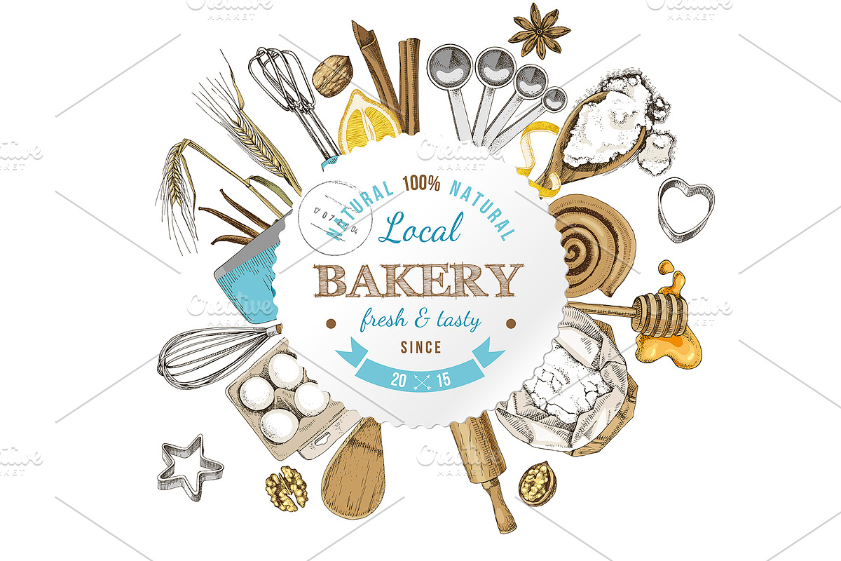Bake like a mom!, a Decorative Illustration by handsketched (Photo 2 of 11)